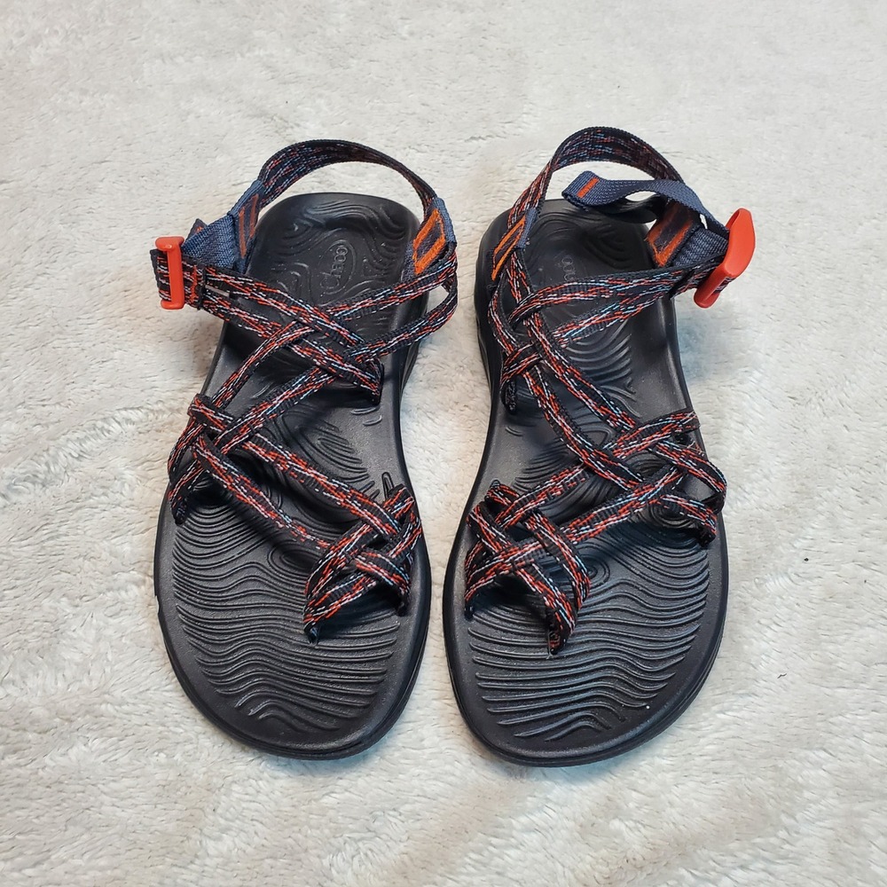 Chaco Zvolv X2 Classic Red‎ Gray Black Strappy Crisscross Hiking Sandal Women 8